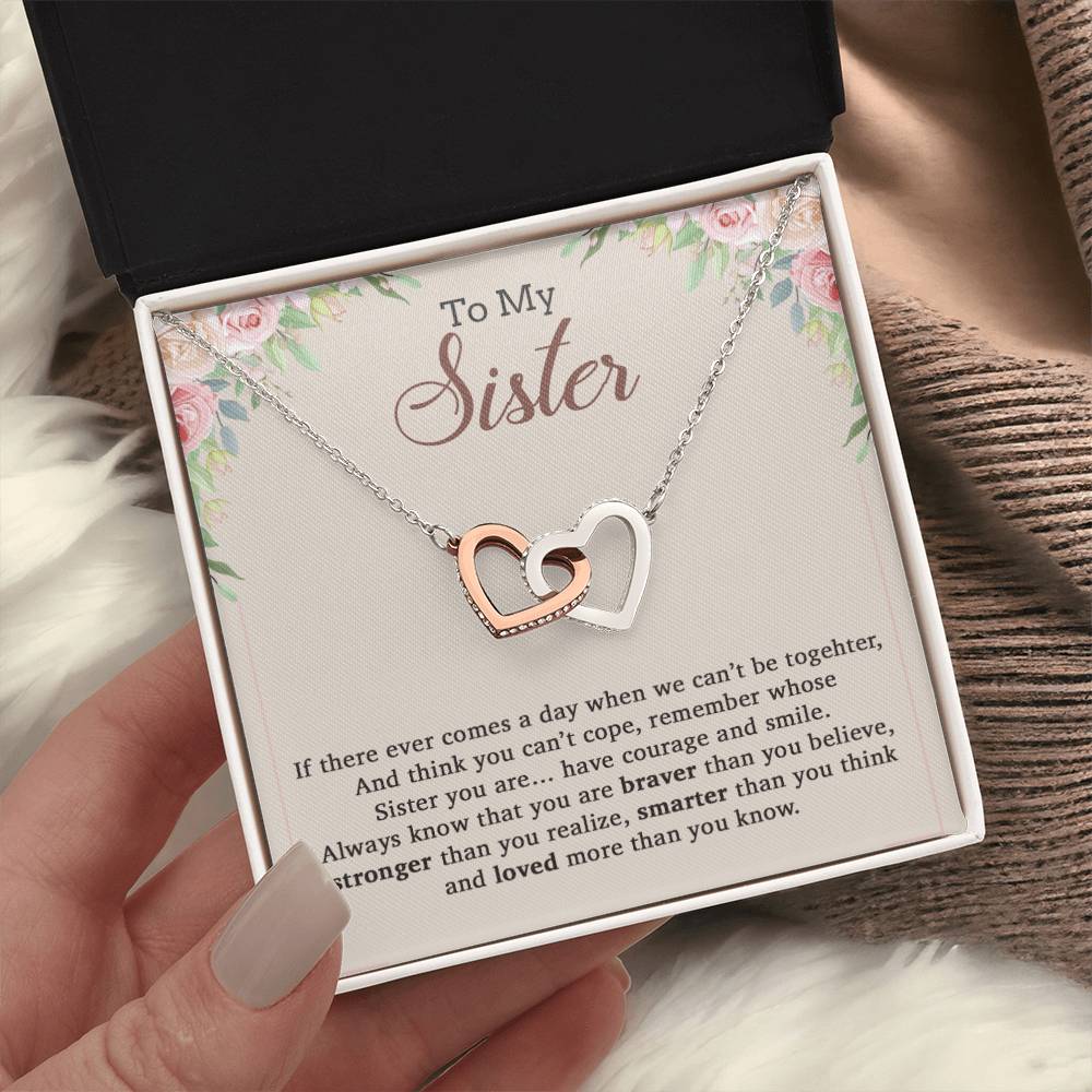 To My Sister Necklace, Brother to Sister, Birthday gift For Sister from Brother 9_12