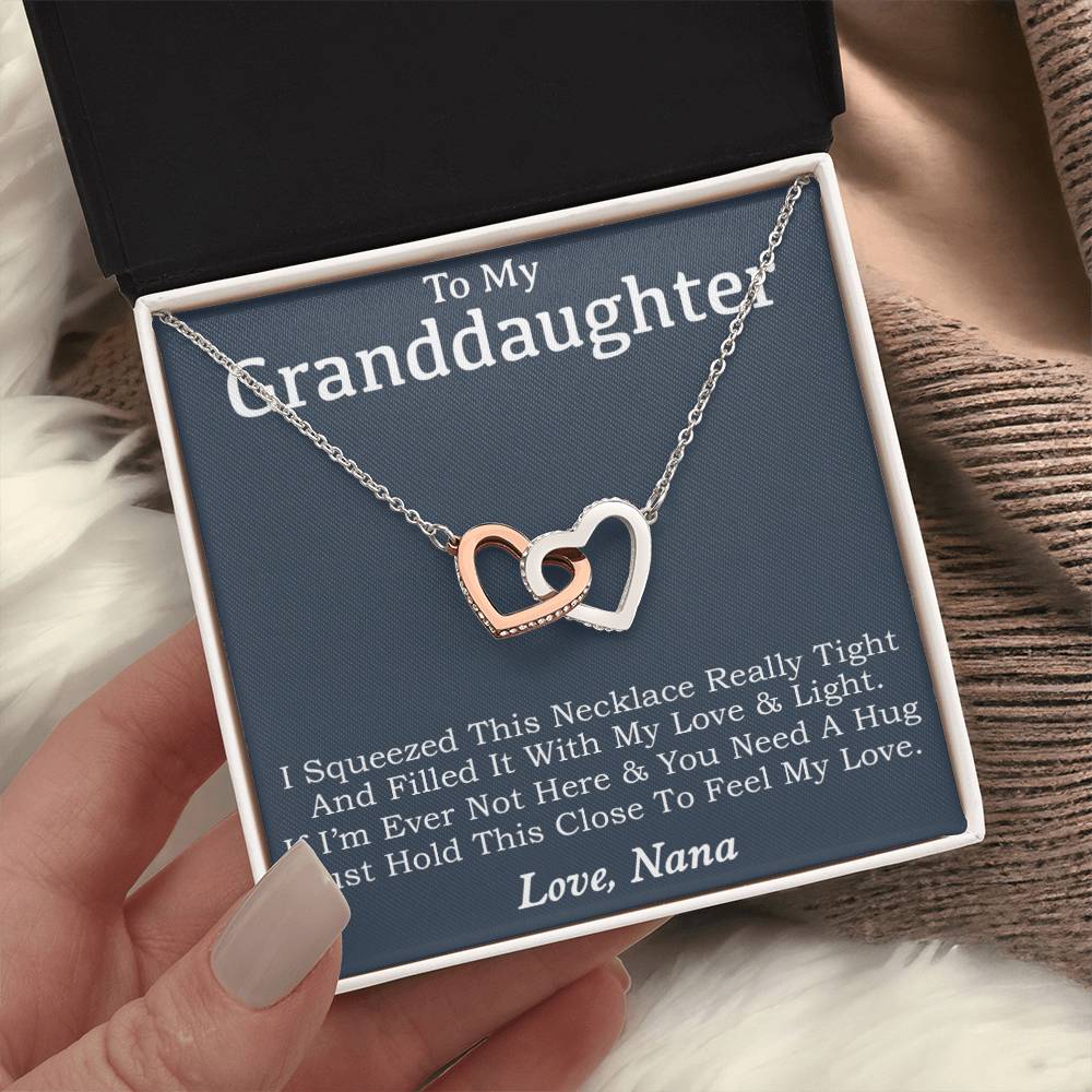 To My Granddaughter Necklace, Granddaughter Gift, Gifts for Granddaughters_NEW