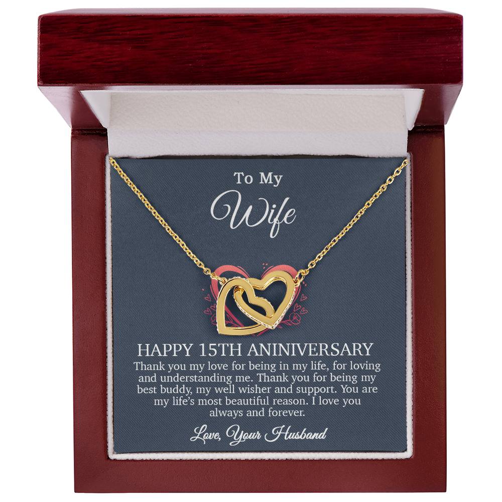 15th Anniversary Gift For Wife, 15 Year Anniversary Gifts, 15th Wedding Anniversary Gift Ideas_Blue