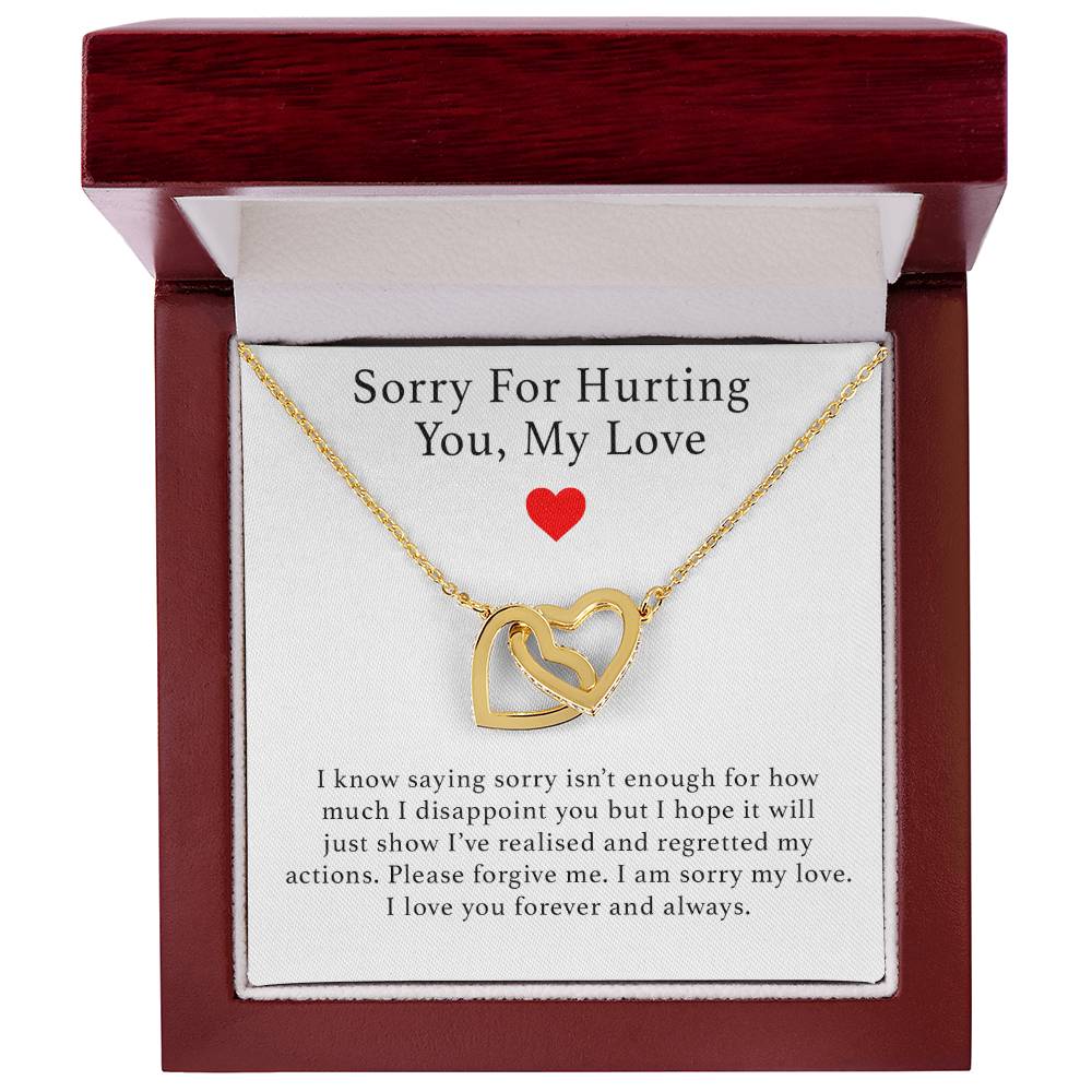 Sorry For Hurting You Necklace, Forgiveness Gift, Apology Gift for Her