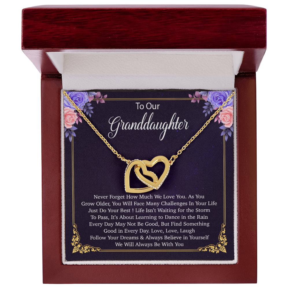 To Our Granddaughter Necklace, Birthday Gift For Granddaughter, Jewelry Gift