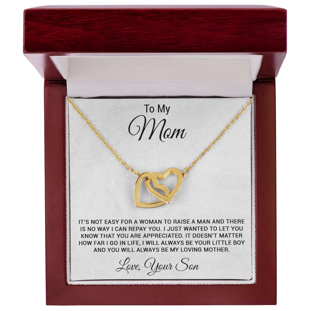 To My Mom Necklace, Mom Gift, Mom Mother's Day Gifts, Mom Gift From Son