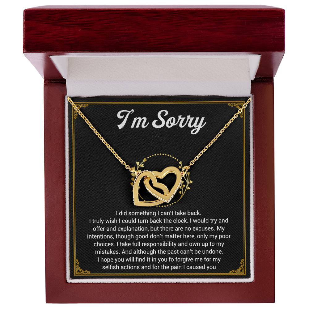 I'm Sorry Necklace Gifts, Apology Gifts For Her, Forgiveness Gift, Wife Gift