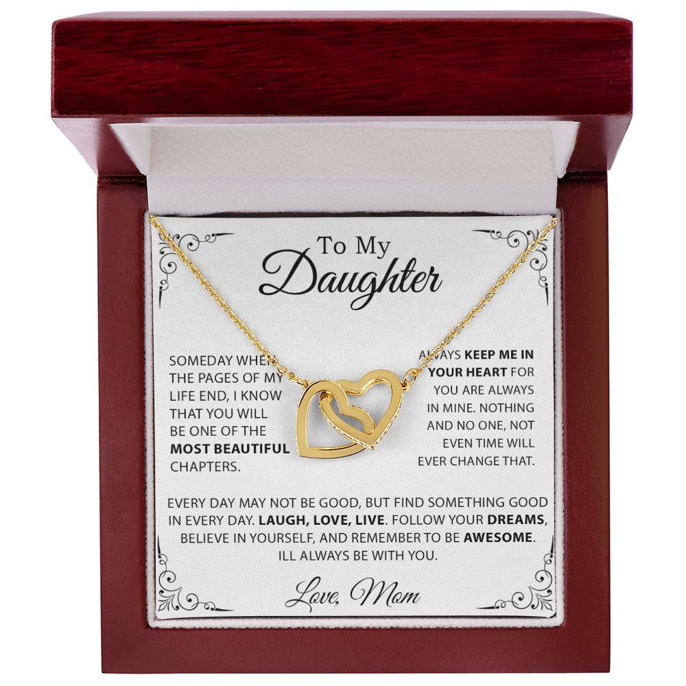 To My Daughter Necklace, Gift for Daughter from Mom, Mother Daughter Necklace 20_10