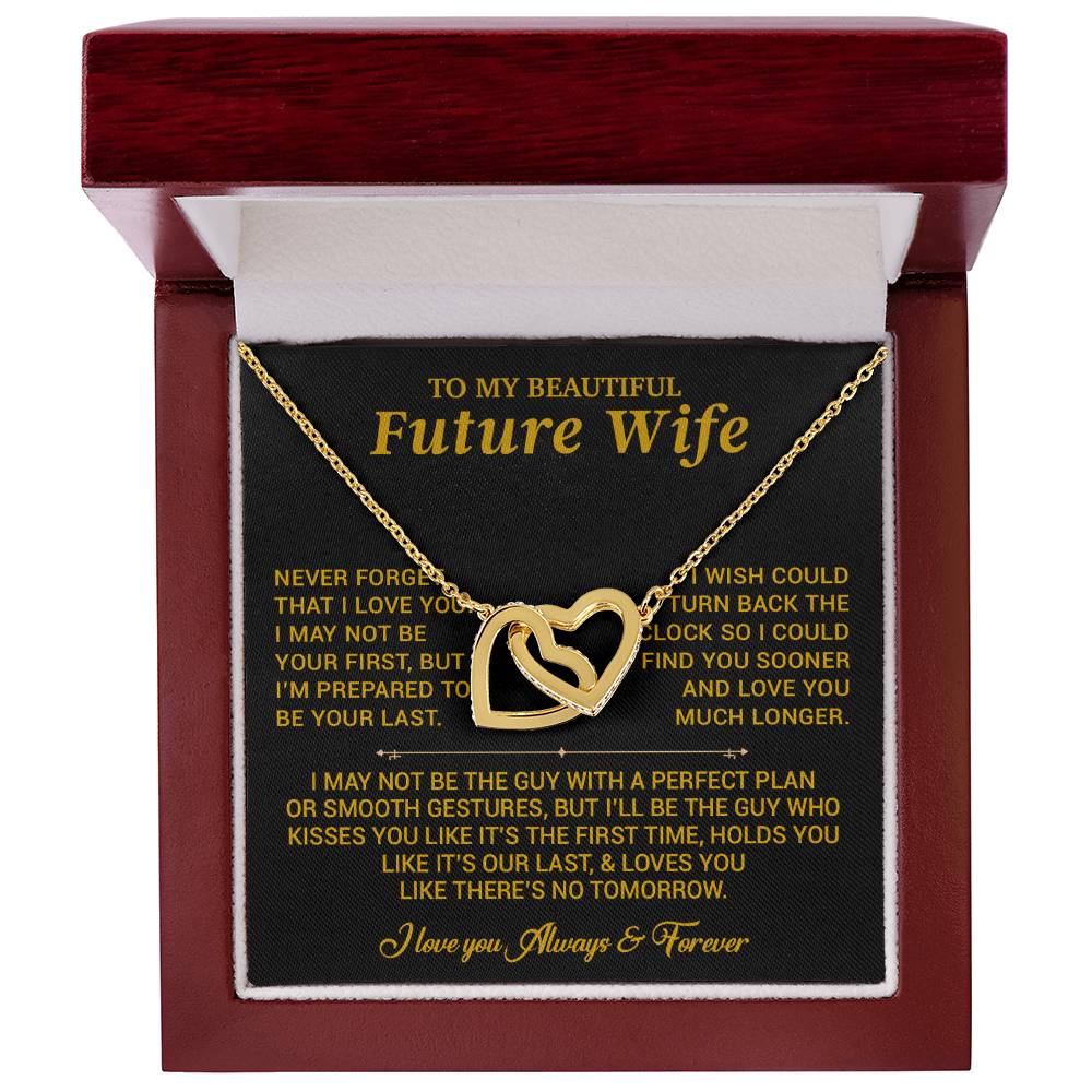 To My Beautiful Future Wife Necklace, Anniversary Birthday Christmas Gift for Her 26_6_Gold