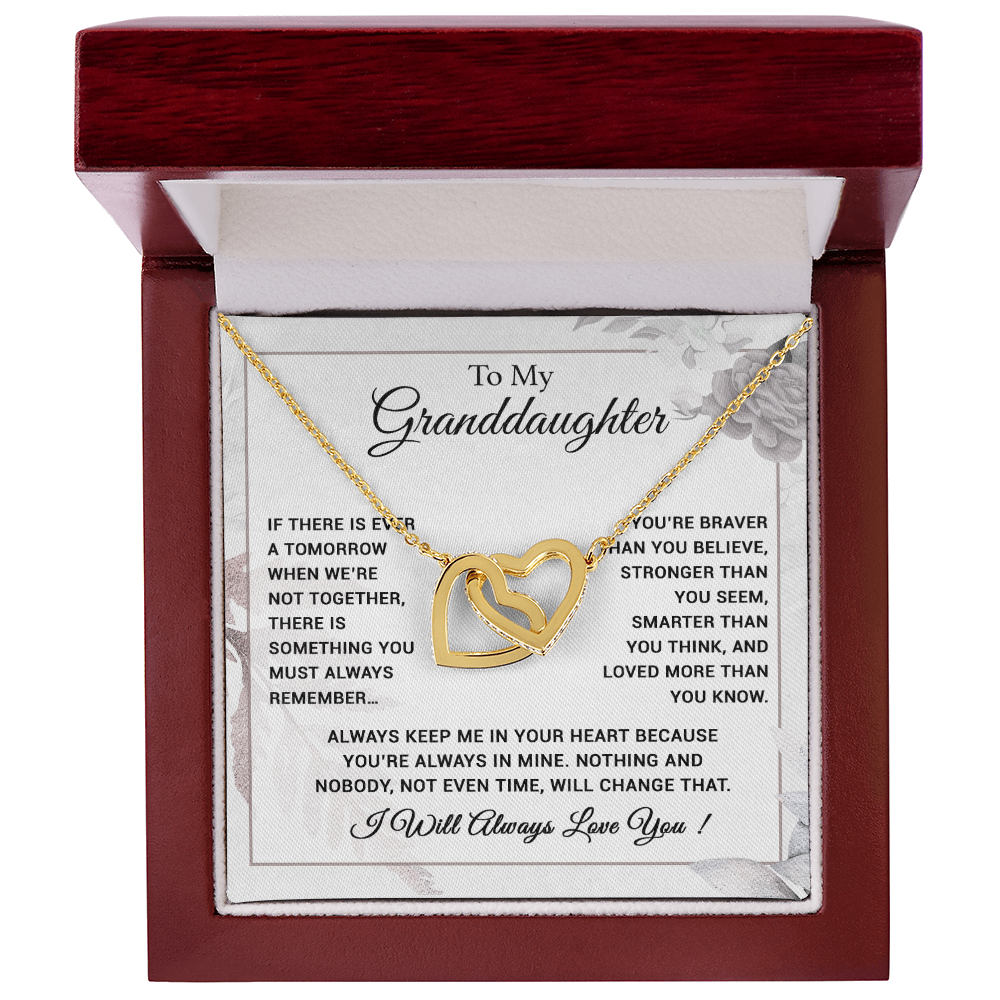 To My Granddaughter Necklace, Xmas Birthday Gift For Granddaughter from Grandma