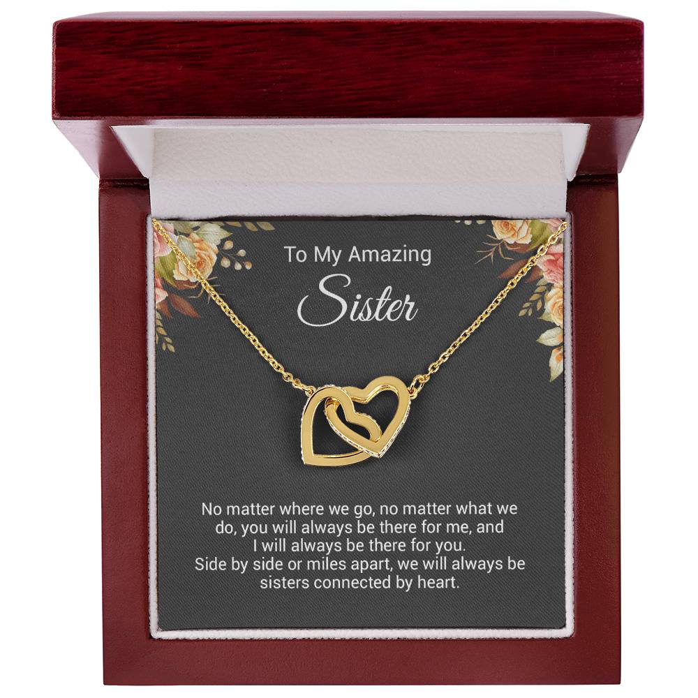 To My Sister Necklace, Birthday Gift For Sister, Sister Christmas Gift