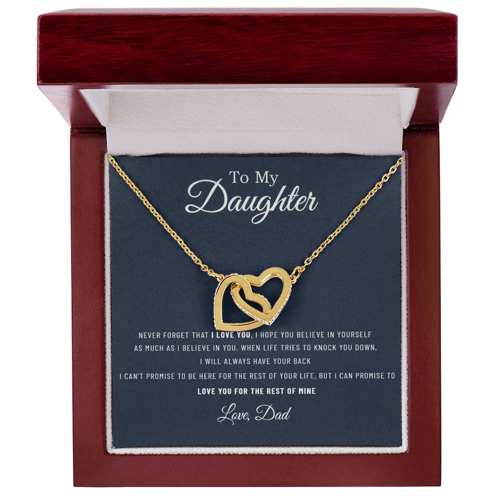 To My Daughter Necklace, Gift For Daughter From Dad, Daughter Father Necklace 14_12