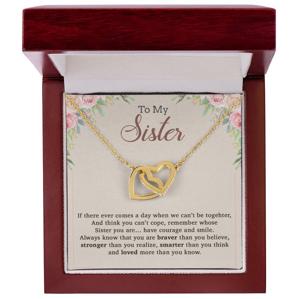 To My Sister Necklace, Brother to Sister, Birthday gift For Sister from Brother 9_12