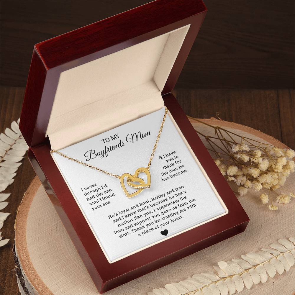 To My Boyfriends Mom Necklace, Gift for Boyfriends Mom, Boyfriends Mom Gift