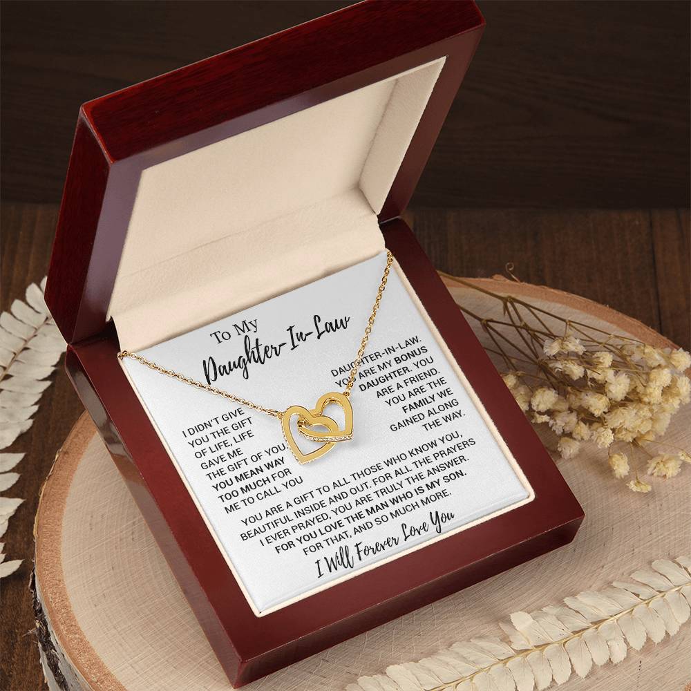 To My Daughter-In-Law Necklace, Gift For Daughter In Law, Daughter In Law Gift