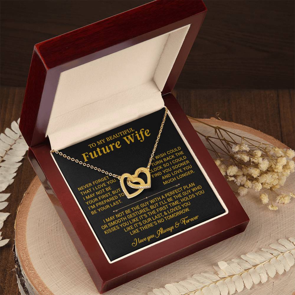 To My Beautiful Future Wife Necklace, Anniversary Birthday Christmas Gift for Her 26_6_Gold