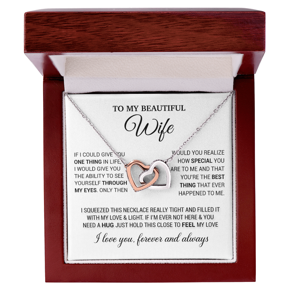 To My Wife Necklace, Necklace For Wife From Husband, Birthday Gifts