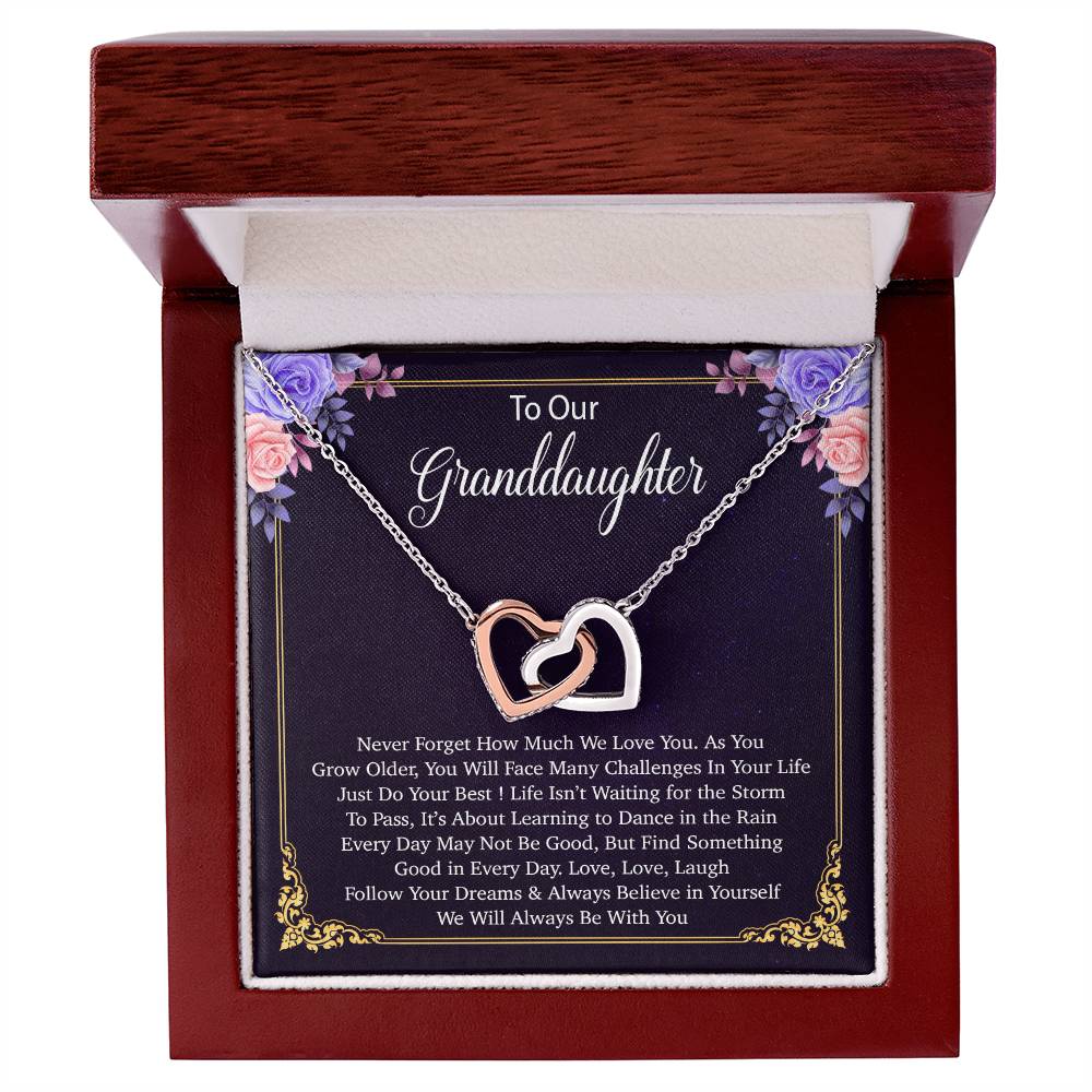 To Our Granddaughter Necklace, Birthday Gift For Granddaughter, Jewelry Gift