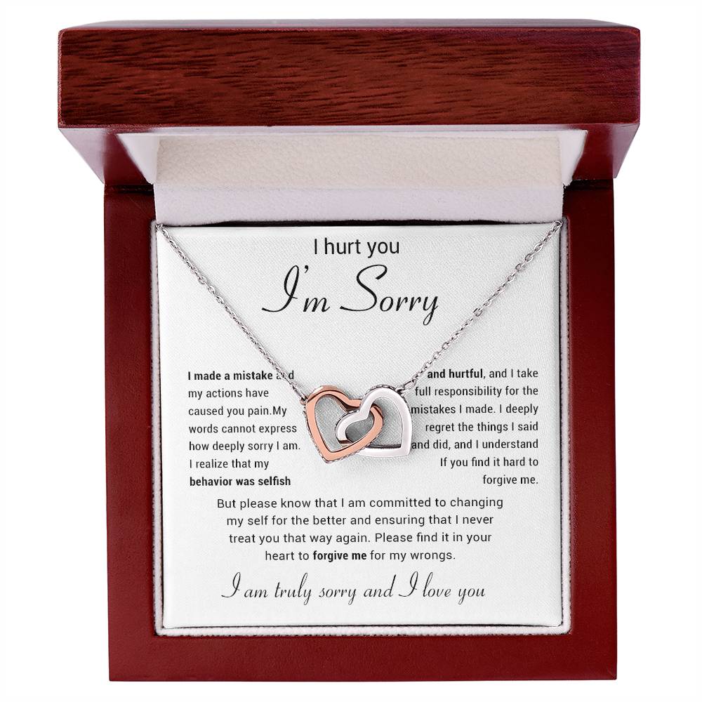 Apology Gift for Her Necklace, Apology Necklace gift, Forgiveness Gift For Wife