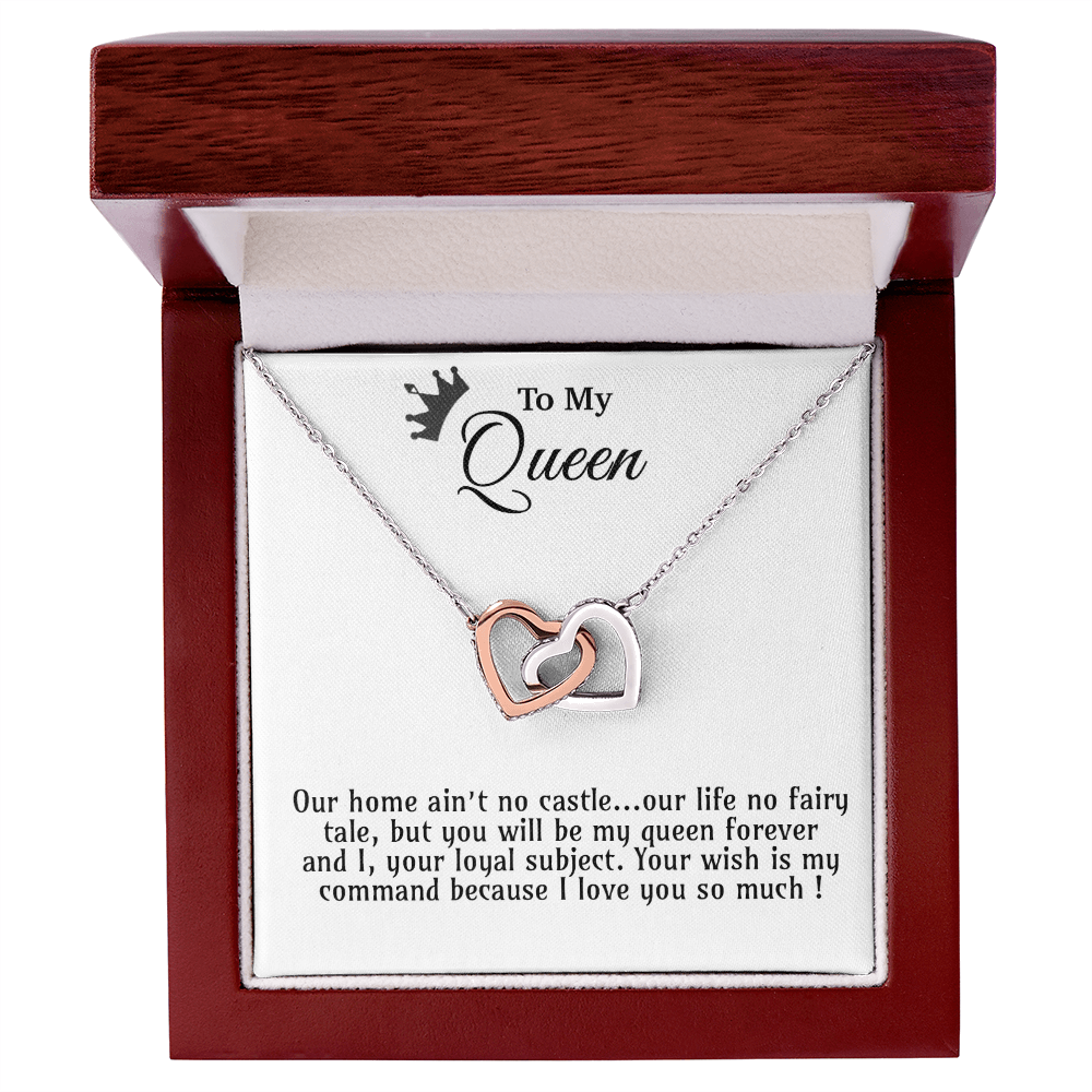 To My Queen Necklace, Anniversary Gift For Wife, Girlfriend Necklace, Birthday Gift For Wife 26_5