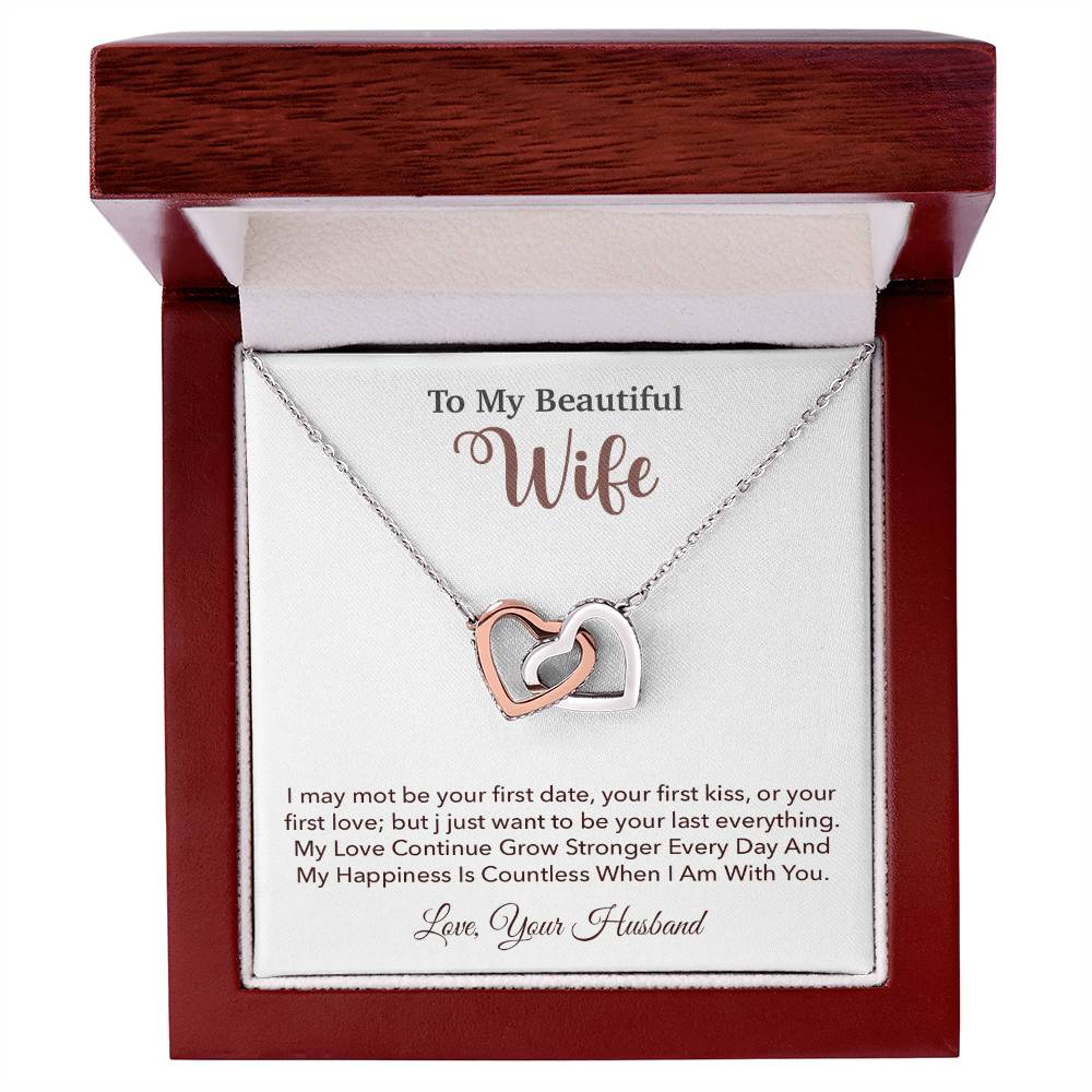 To My Wife Necklace, Wife Gift From Husband, Wife Husband Necklace, Christmas Gift 5_10