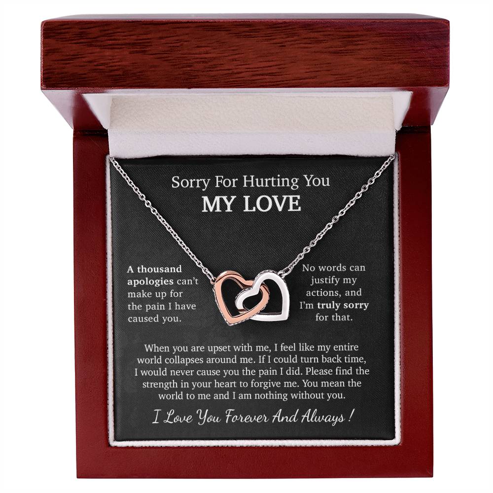 I'm Sorry Necklace Gift, Apology Gift For Her, Forgiveness Gift