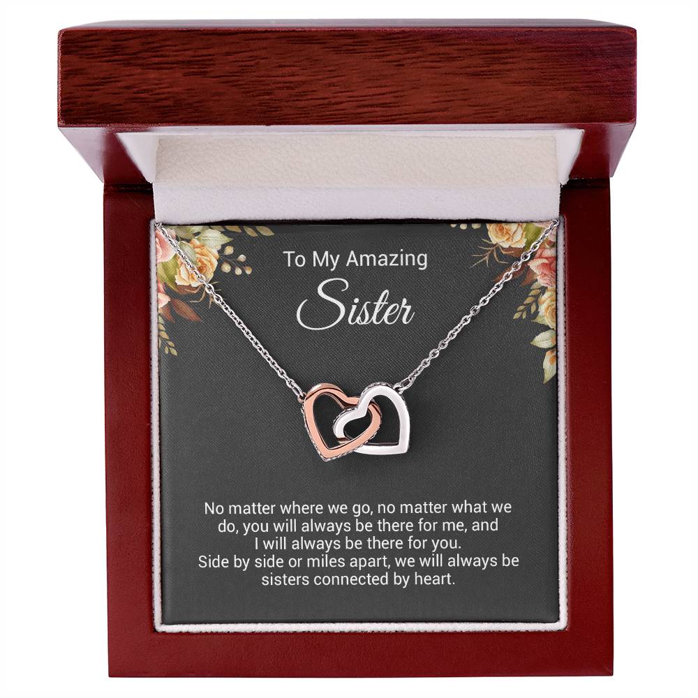 To My Sister Necklace, Birthday Gift For Sister, Sister Christmas Gift