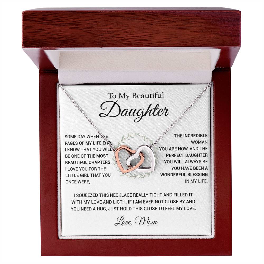 To My Daughter Necklace, Daughter Mother Necklace, Daughter Gift From Mom 25_7