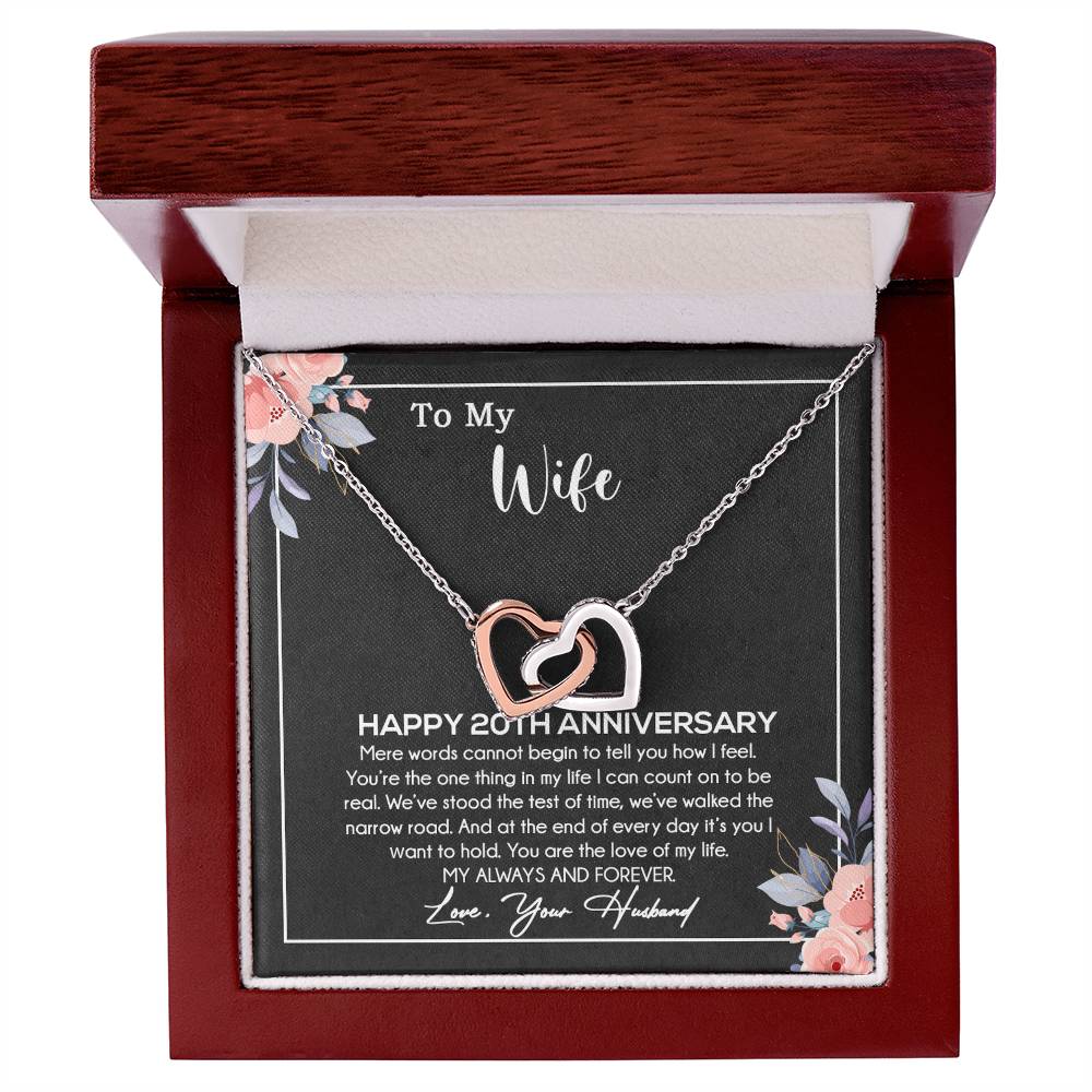 20th Anniversary Gift For Wife Necklace, 20 Year Anniversary, 20th Wedding Gift _30_10