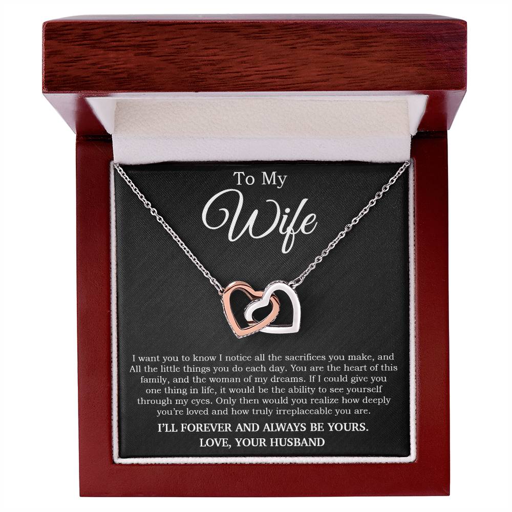 To My Wife Necklace, Mother's Day Gift from Husband, Wife Birthday Gift 29_5