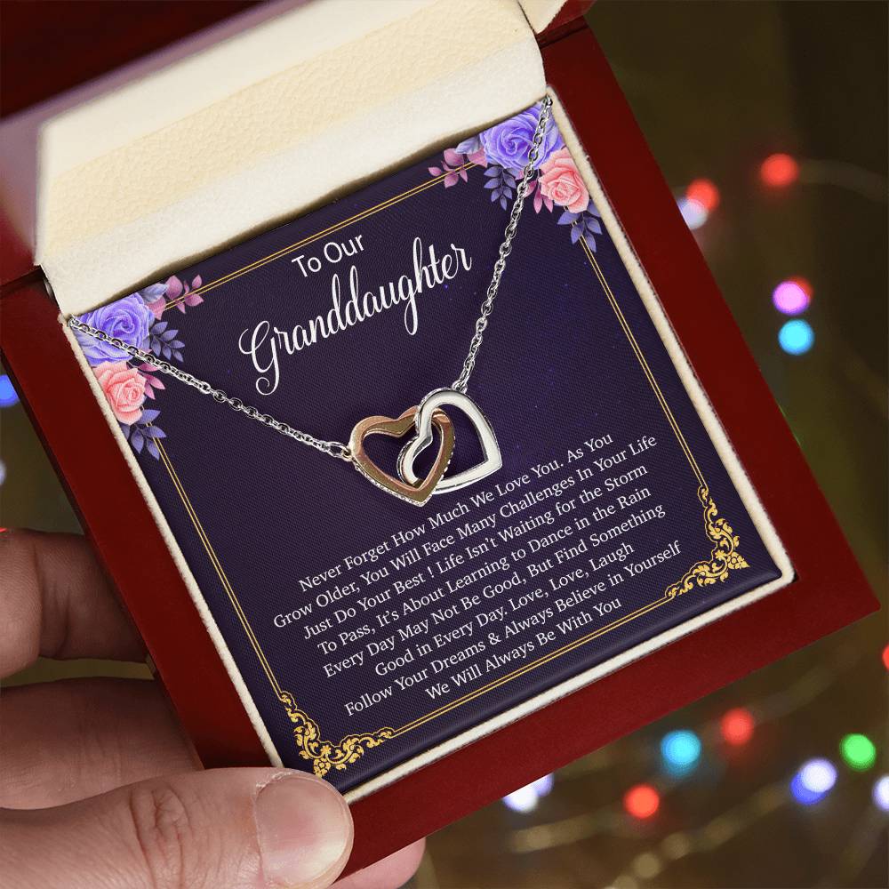 To Our Granddaughter Necklace, Birthday Gift For Granddaughter, Jewelry Gift