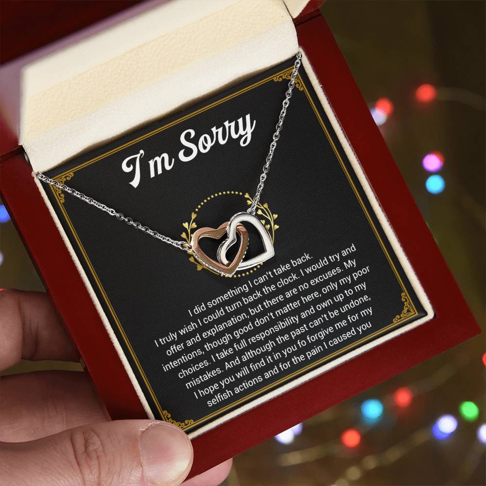 I'm Sorry Necklace Gifts, Apology Gifts For Her, Forgiveness Gift, Wife Gift
