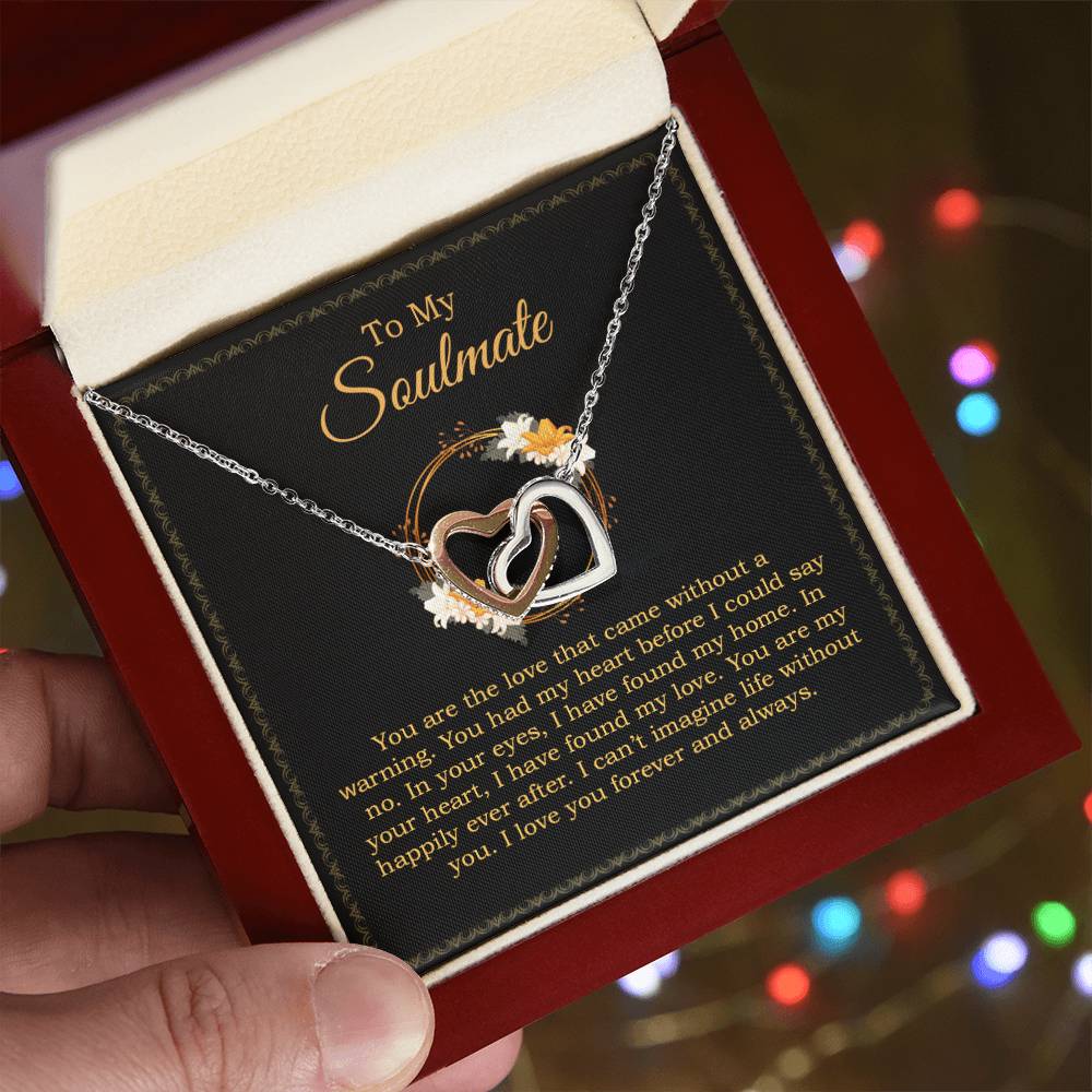 To My Soulmate Necklace, Soulmate Gift, Soulmate Necklace, Gift for Wife 1-10