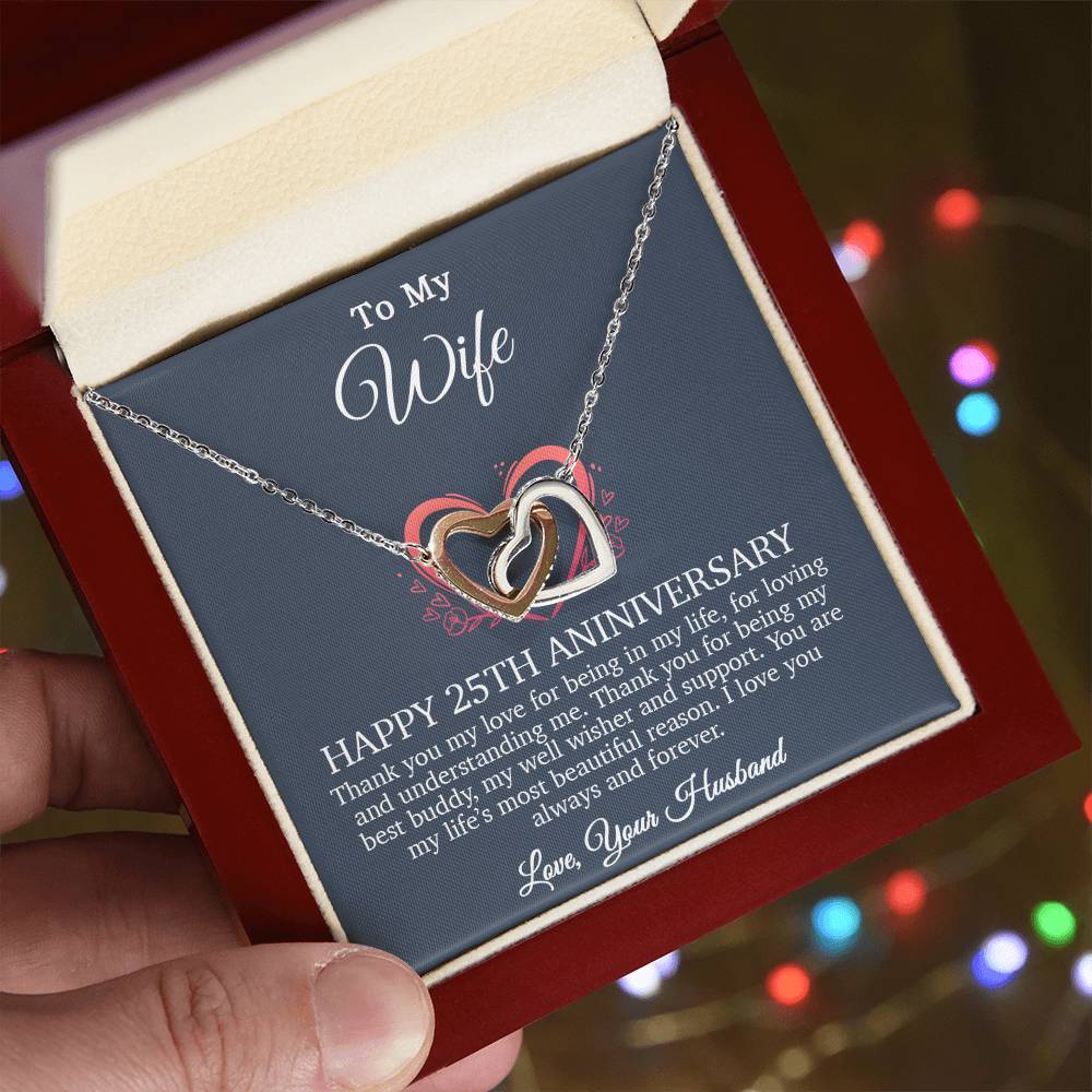 25th Anniversary Gift For Wife, 25 Year Anniversary Gifts, 25th Wedding Anniversary Gift Ideas_Blue