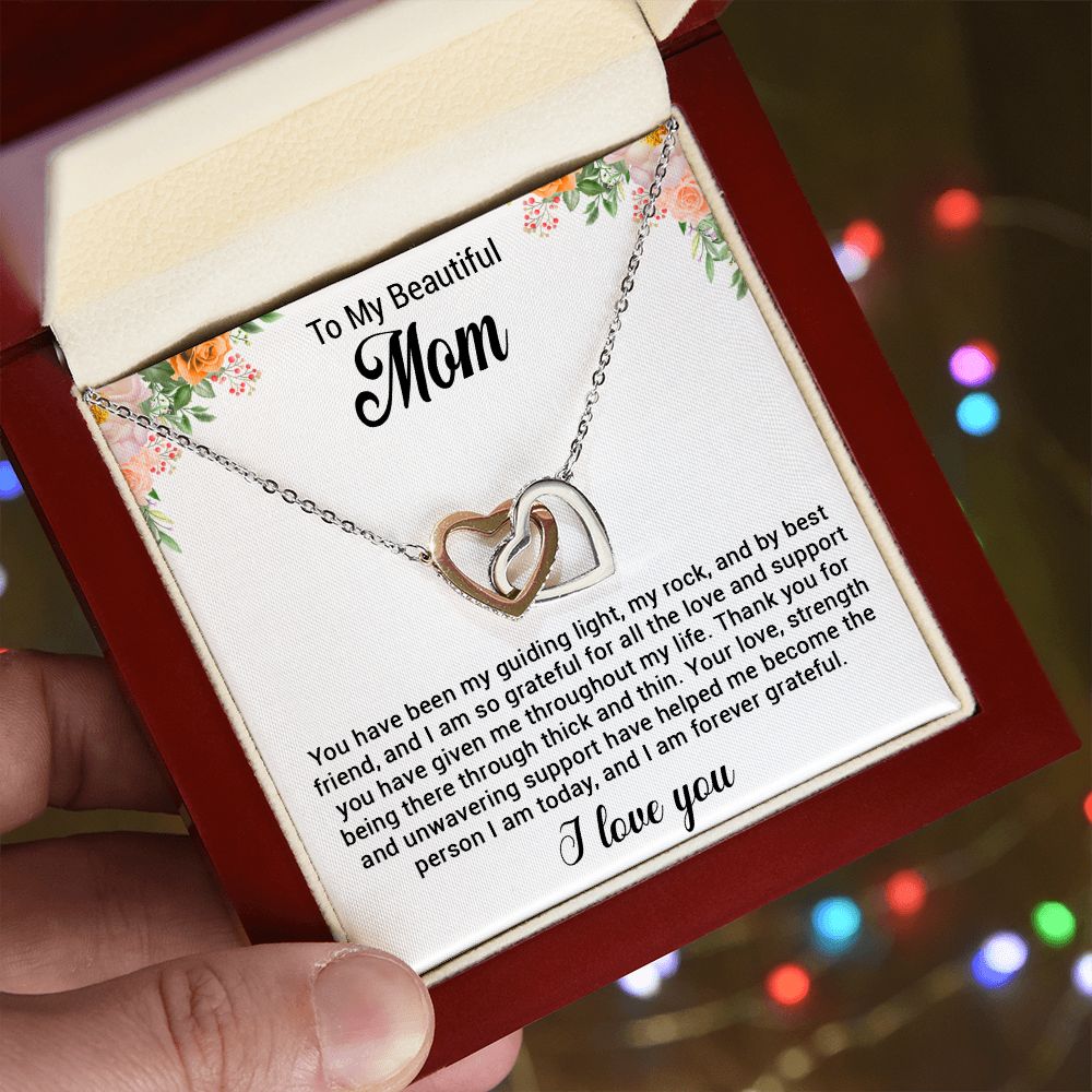 To My Mom Necklace, Mom Gift, Mom Mother's Day Gifts, Mom Gift From Son