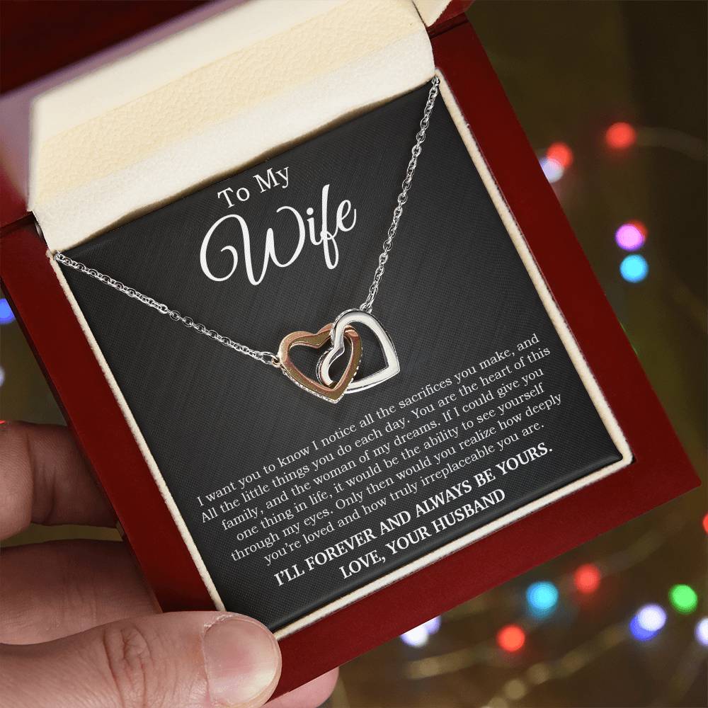 To My Wife Necklace, Mother's Day Gift from Husband, Wife Birthday Gift 29_5