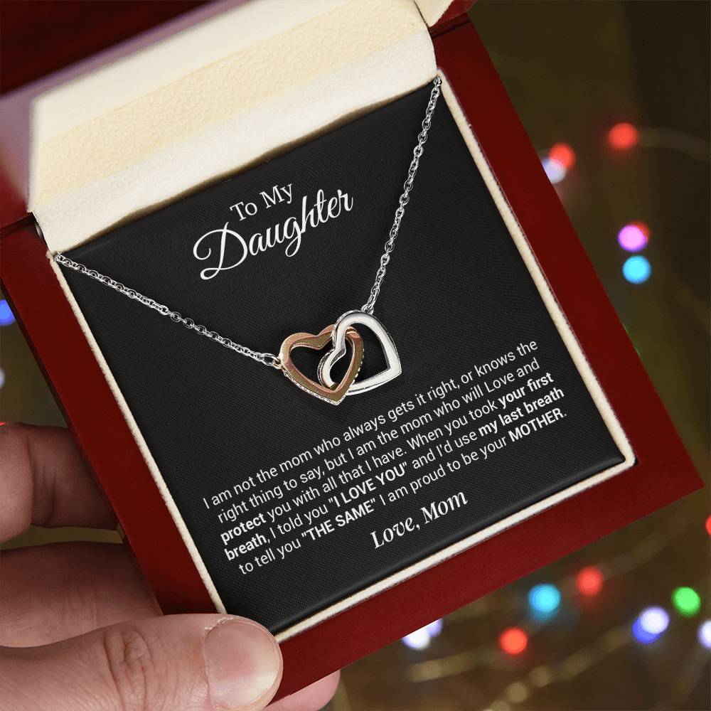 To My Daughter Necklace, Gift For Daughter From Mother, Mother's Day Gift