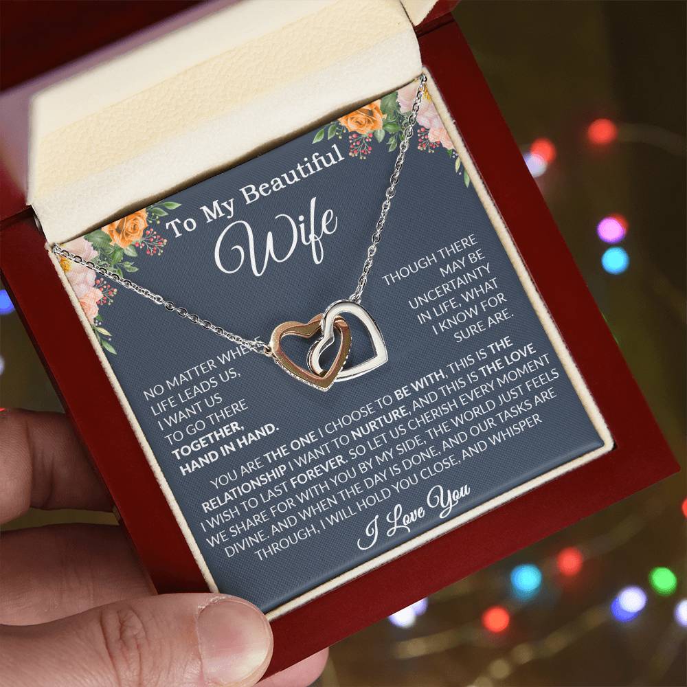 To My Wife Necklace, Wife Gift From Husband, Wife Husband Necklace, Christmas Gift 7_9