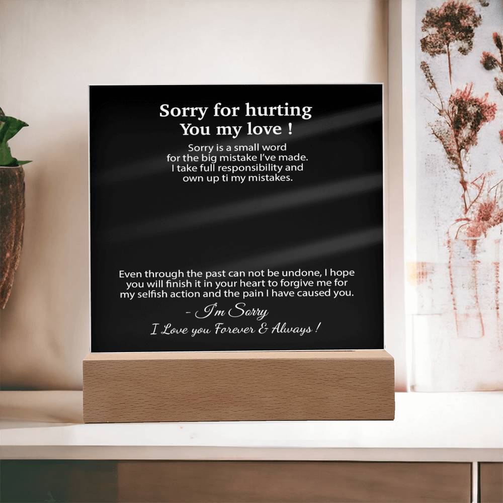 To My Daughter Acrylic Plaque