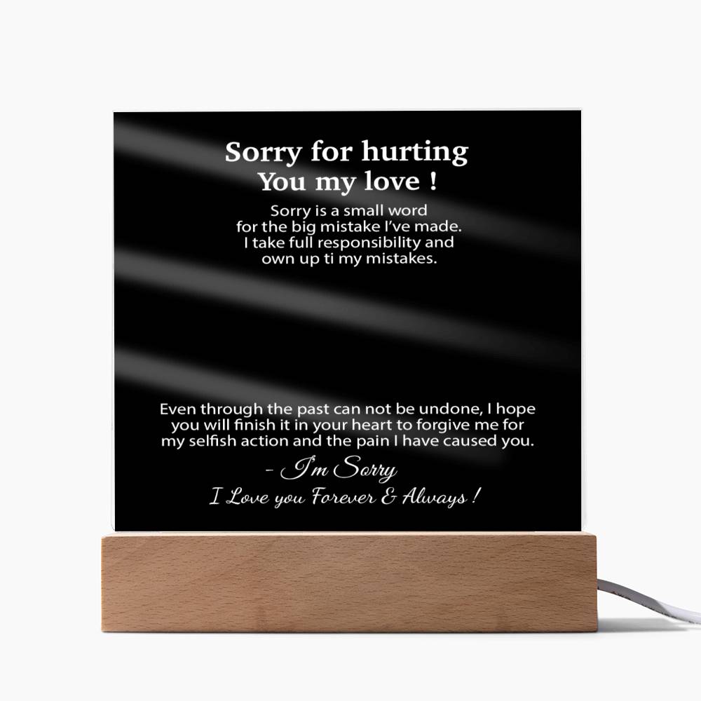To My Daughter Acrylic Plaque