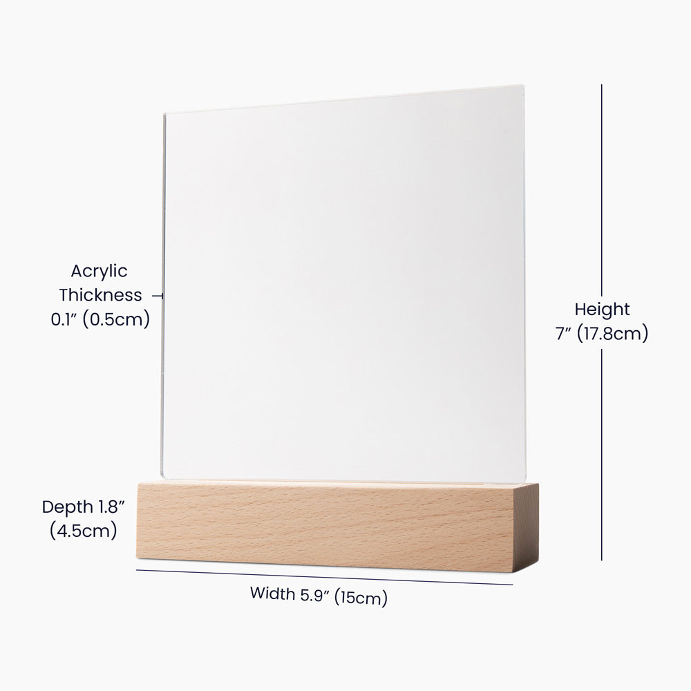 To My Wife Acrylic Plaque,  Wife Birthday Gift, Wife on Anniversary, Christmas Gift