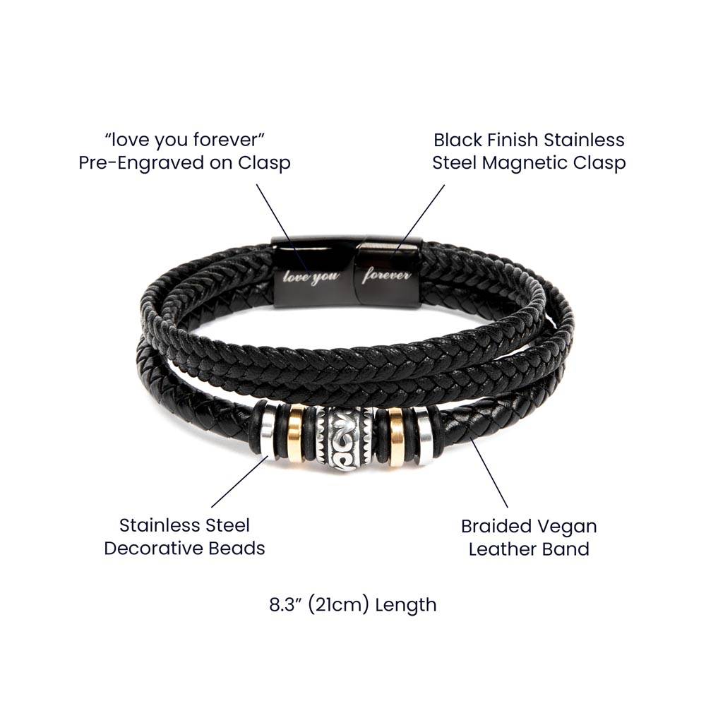 To My Son Bracelet, From Dad To Son, Birthday Gifts For Son, Holiday Gifts For Adult Son, Gifts To Sons From Mom