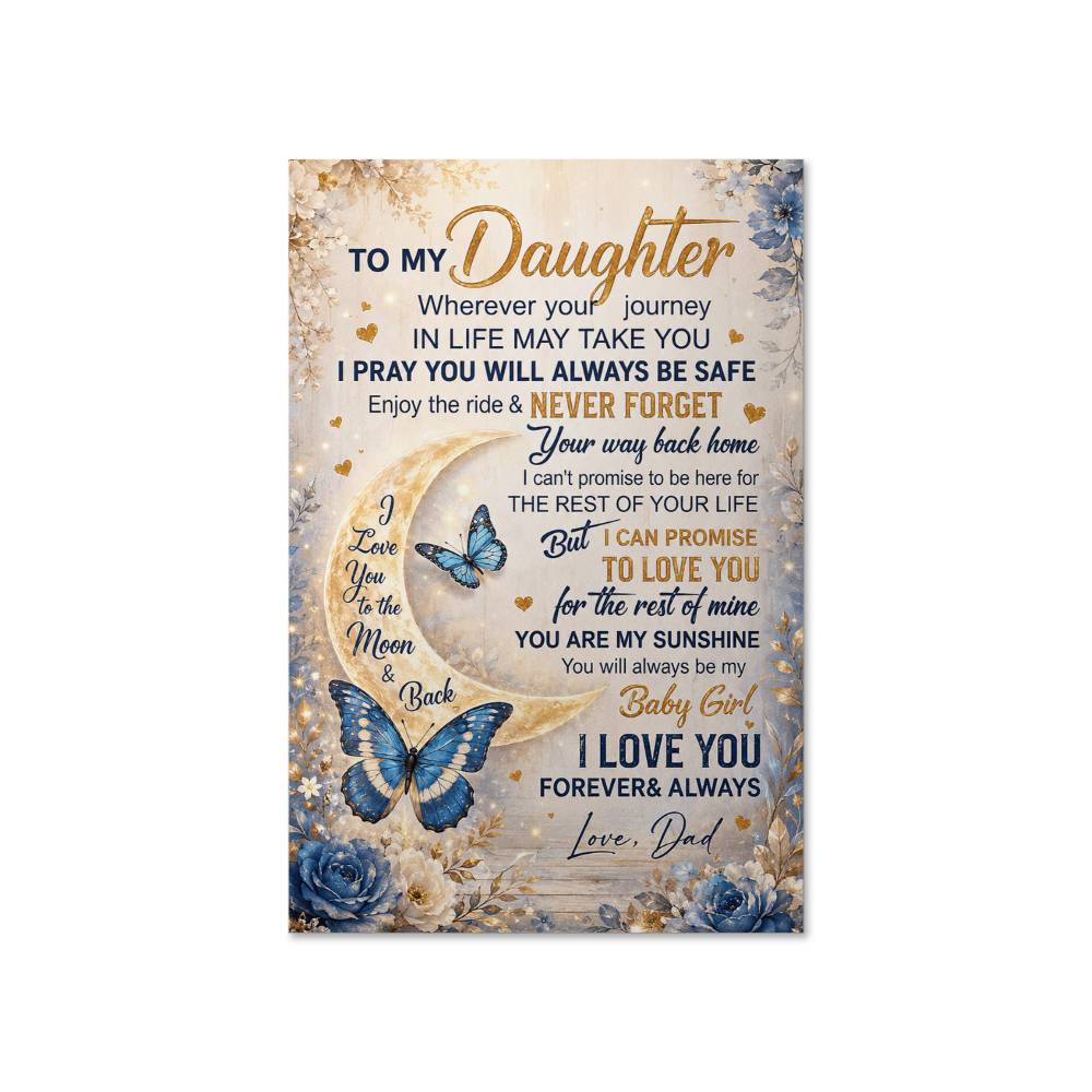 My Dear Daughter A Moment From Dad Poster
