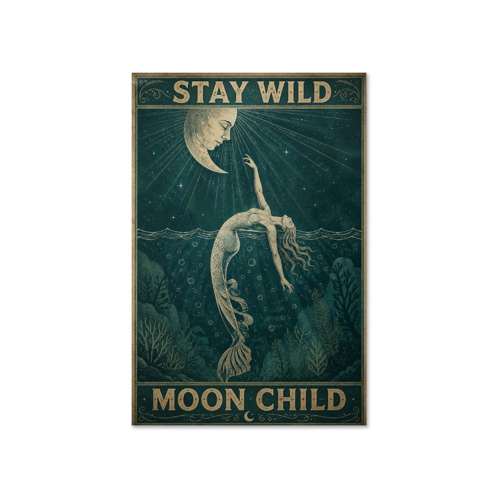 Stay Wild Moon Child Poster