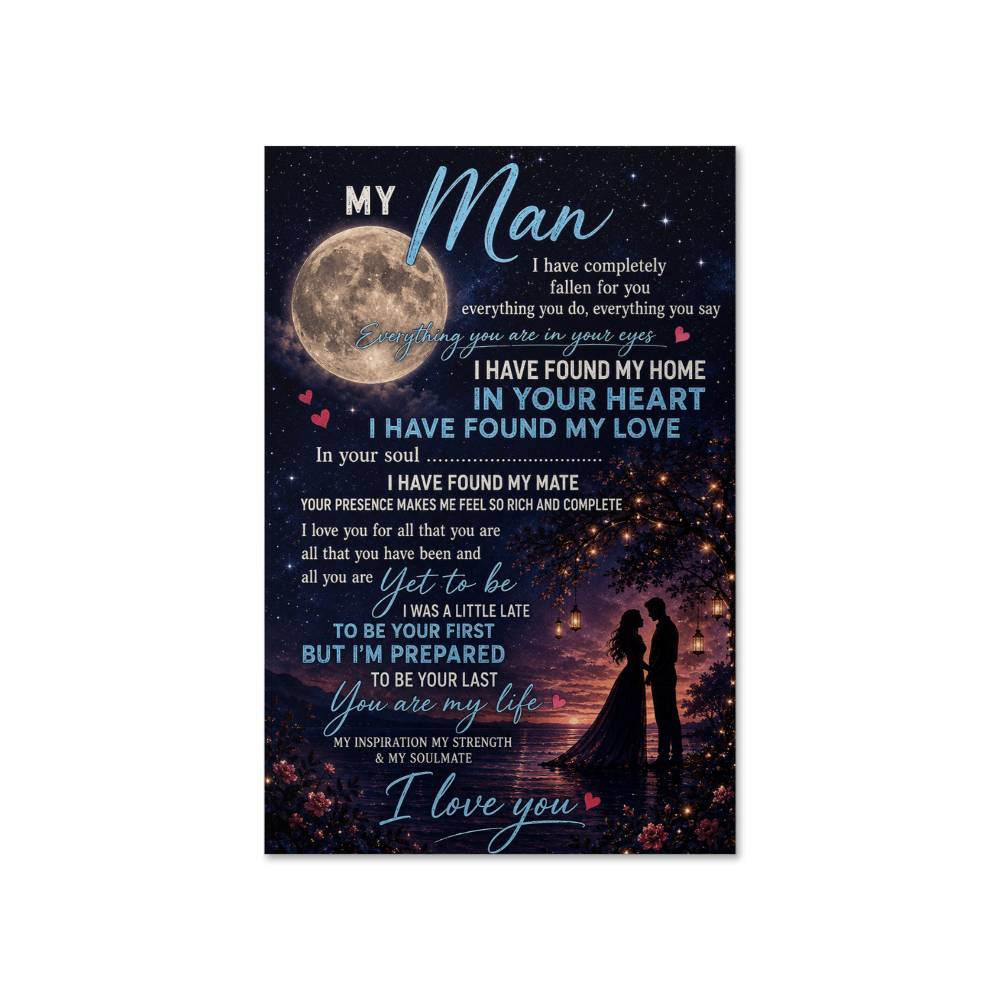 To My Man I Have Found My Love Poster