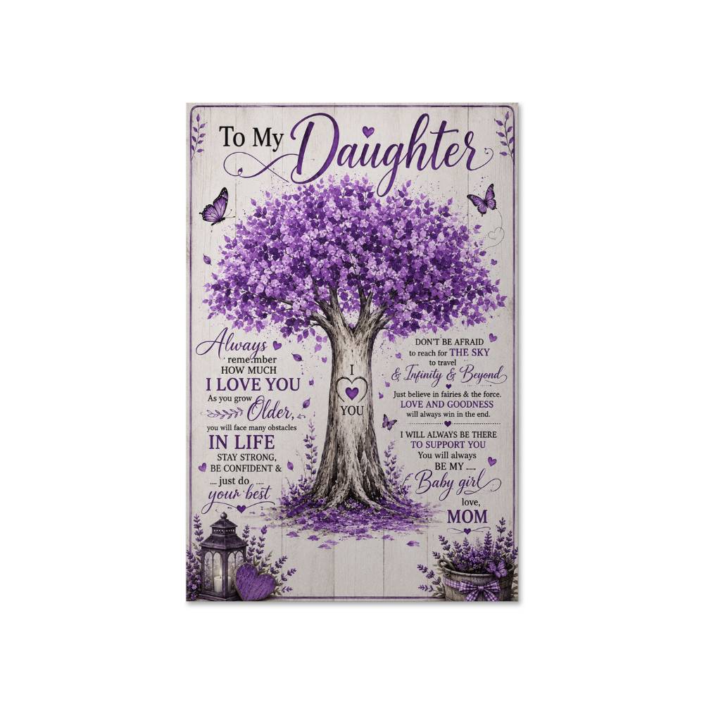 To My Daughter Poster From Mom