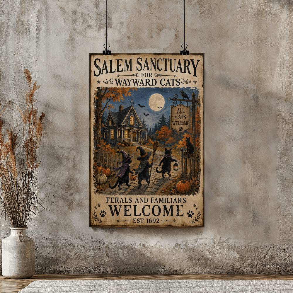 Salem Sanctuary For Way Ward Cats Poster