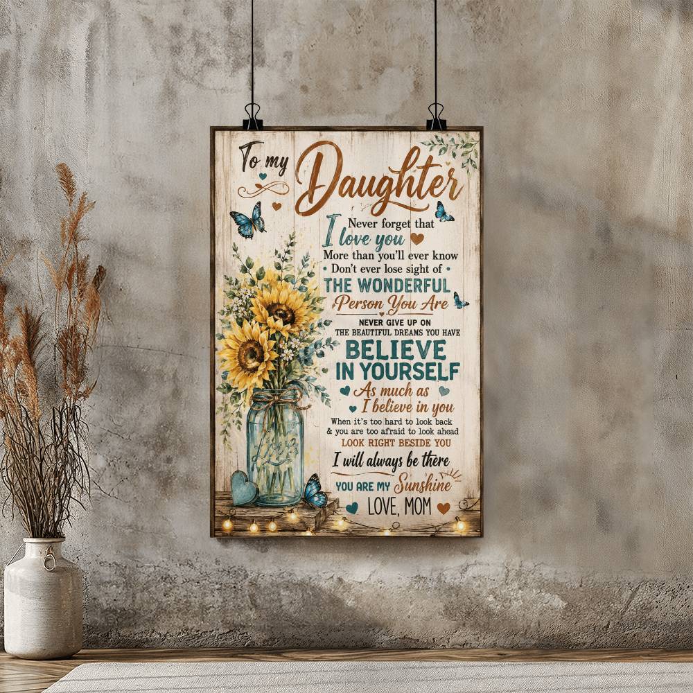 To My Daughter From Mother Poster