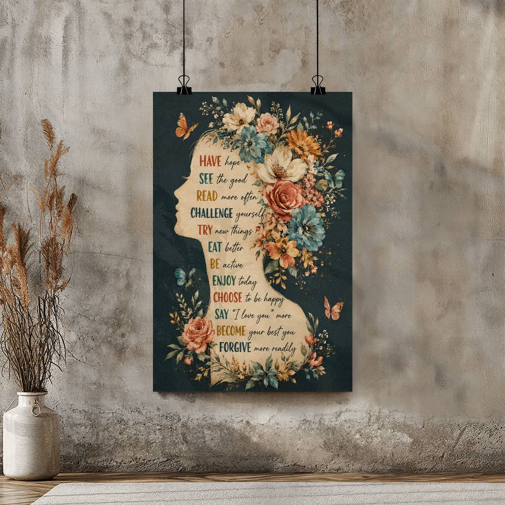 Inspirational Motivational Wall Art Poster