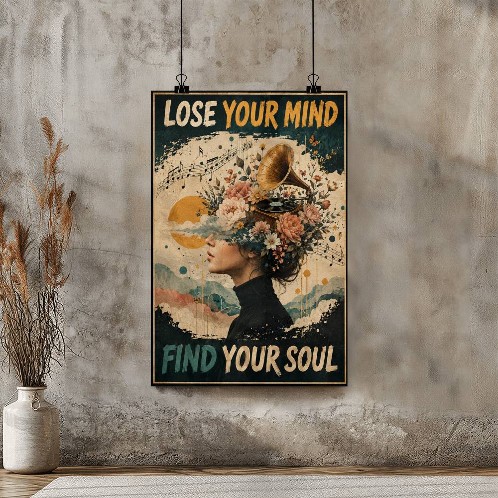 Lose Your Mind Find Your Soul Poster