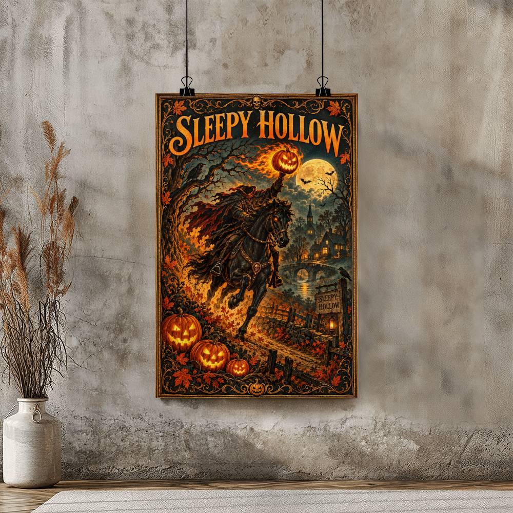Sleepy Hollow Headless Horseman Poster