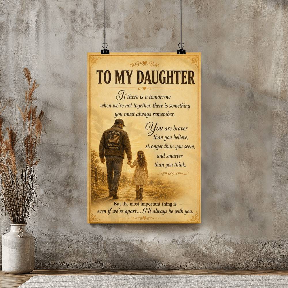 To My Daughter If There Is A Tomorrow Poster