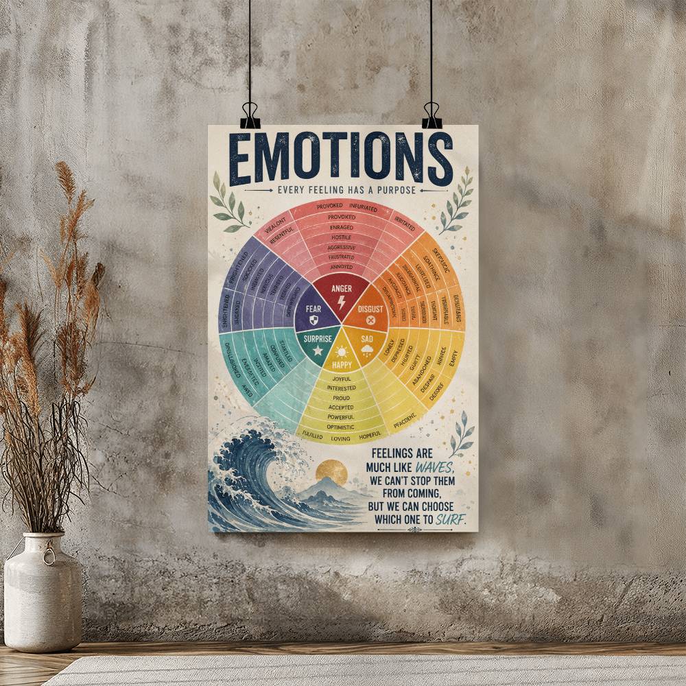 Emotions Every Feeling Has A Purpose Poster