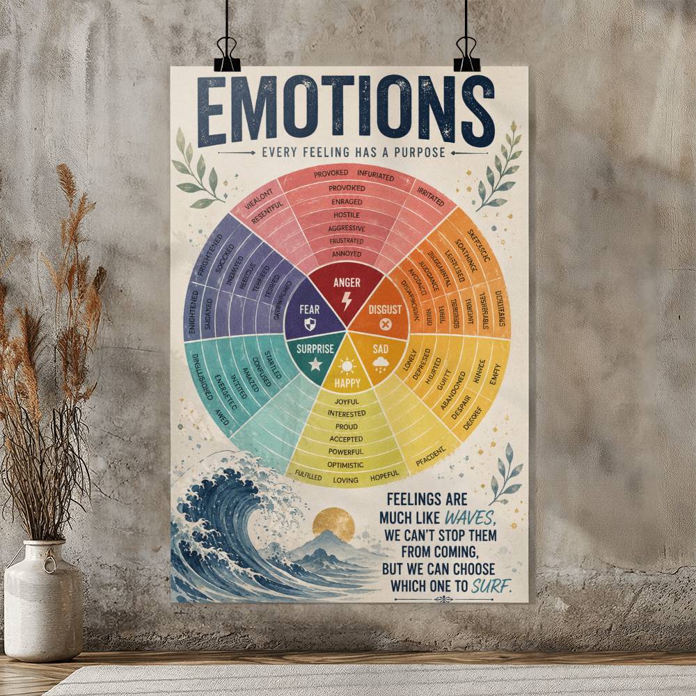 Emotions Every Feeling Has A Purpose Poster